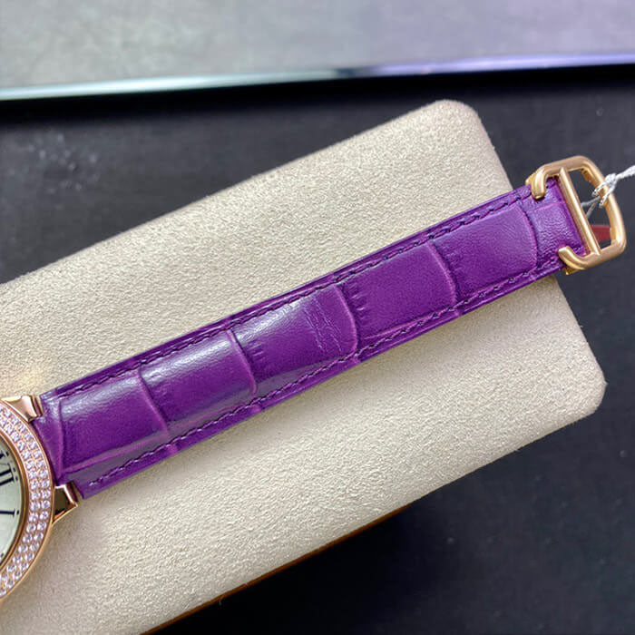 BALLON BLEU DE  36MM WJBB0009 3K FACTORY PURPLE STRAP