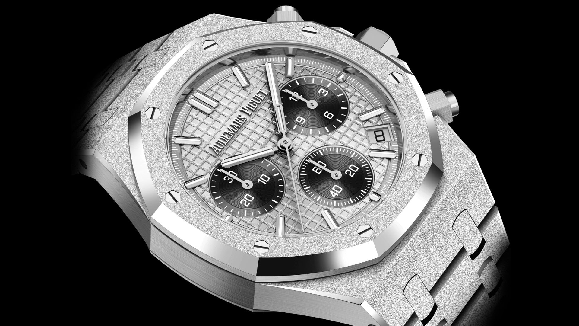 AUDEMARS PIGUET FROSTED CHRONOGRAPH Grey Dial 41 mm