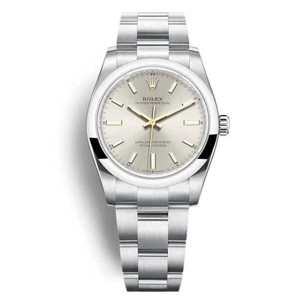 Rolex Oyster Perpetual 124200 Silver Unisex 34MM