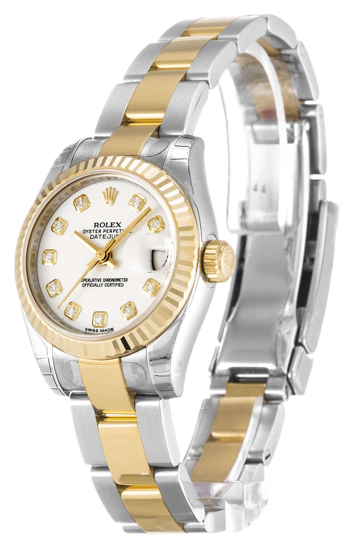 Rolex Datejust White Diamond Dial 179173 Lady 26MM