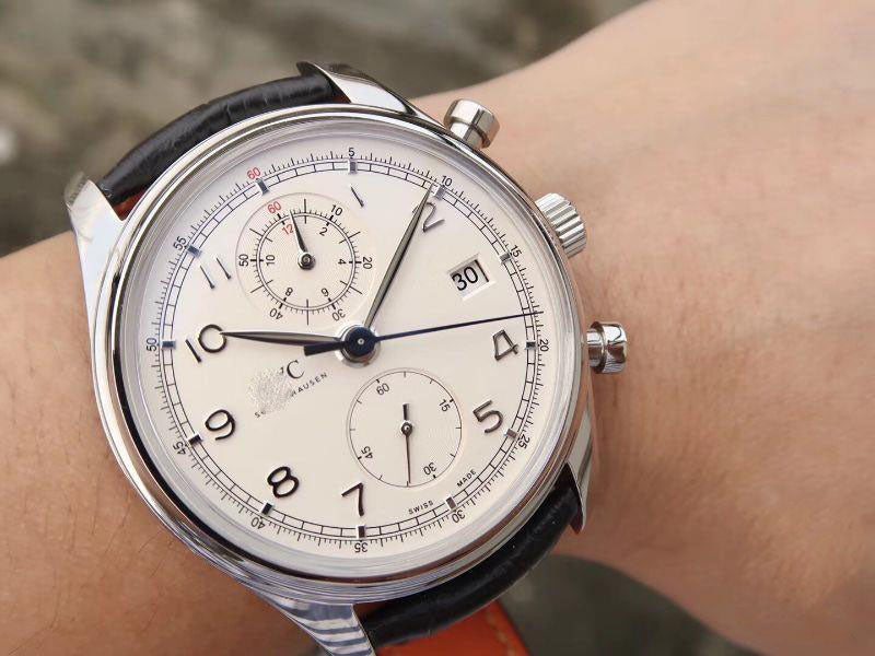 PORTUGIESER CHRONOGRAPH CLASSIC IW390403 ZF FACTORY WHITE DIAL