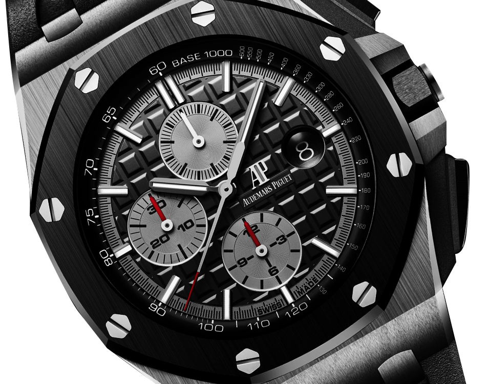 OFFSHORE Black Dial CHRONOGRAPH 44mm