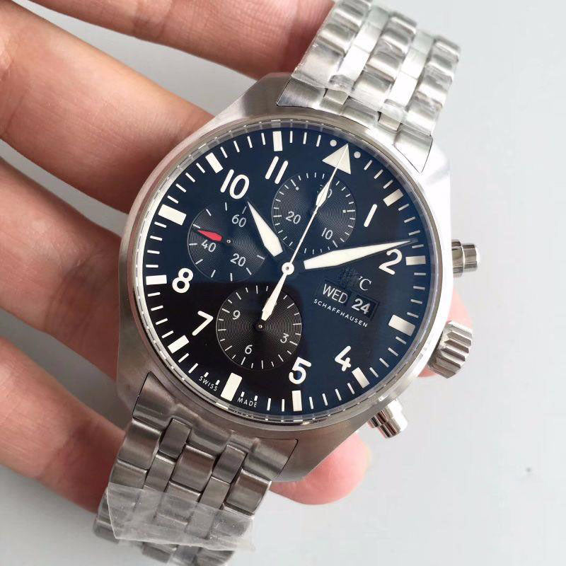 PILOT CHRONOGRAPH EDITION LE PETIT PRINCE IW377717 ZF FACTORY V2 BLUE DIAL