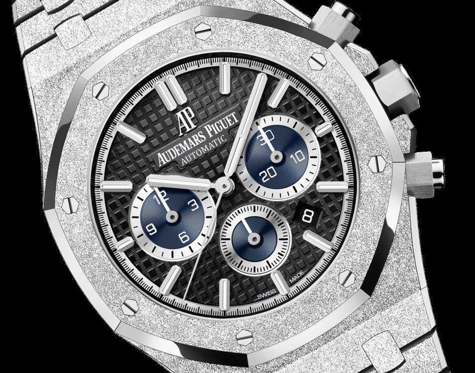 AUDEMARS PIGUET FROSTED CHRONOGRAPH Black Dial 41mm