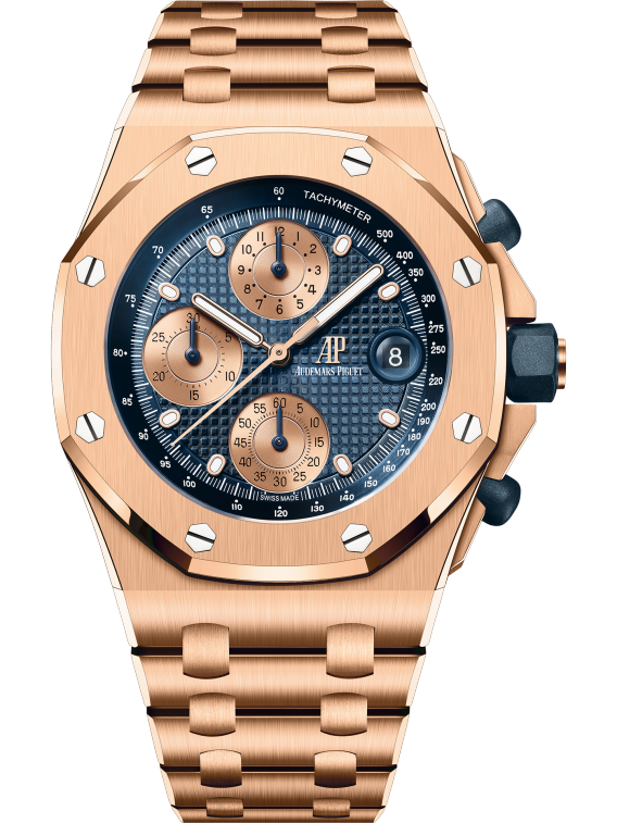 OFFSHORE Pink Gold Blue Dial CHRONOGRAPH 42mm