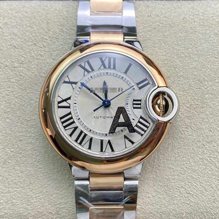 BALLON BLEU DE  W2BB0023 33MM V6 FACTORY SILVER STRAP