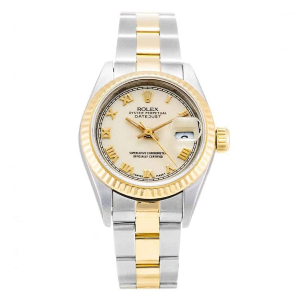 Rolex Datejust Ivory Dial 69173 Ladies 26MM