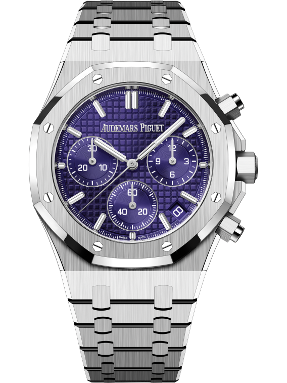 AUDEMARS PIGUET CHRONOGRAPH Purple Dial 41mm