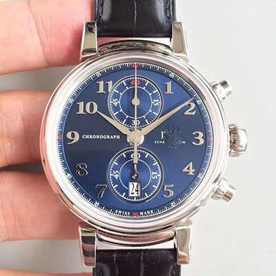 DA VINCI CHRONOGRAPH EDITION SPORT FOR GOOD FUNDATION IW393402 ZF FACTORY BLUE DIAL