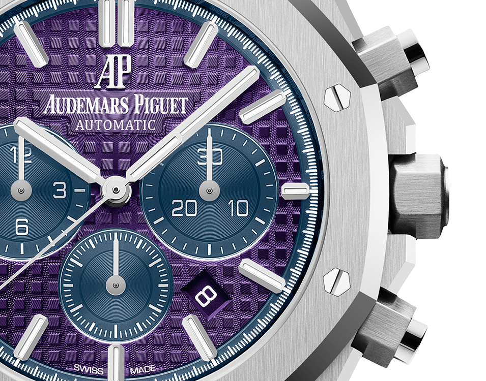 AUDEMARS PIGUET Plum purple dial CHRONOGRAPH 41mm