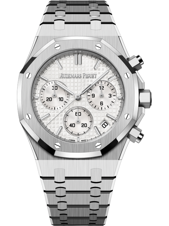 AUDEMARS PIGUET Silver-Toned Dial CHRONOGRAPH 41mm