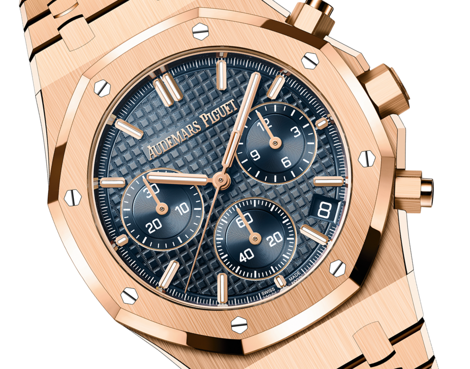 AUDEMARS PIGUET Pink Gold &ldquo;Bleu nuit nuage 50&rdquo; Dial CHRONOGRAPH 41mm