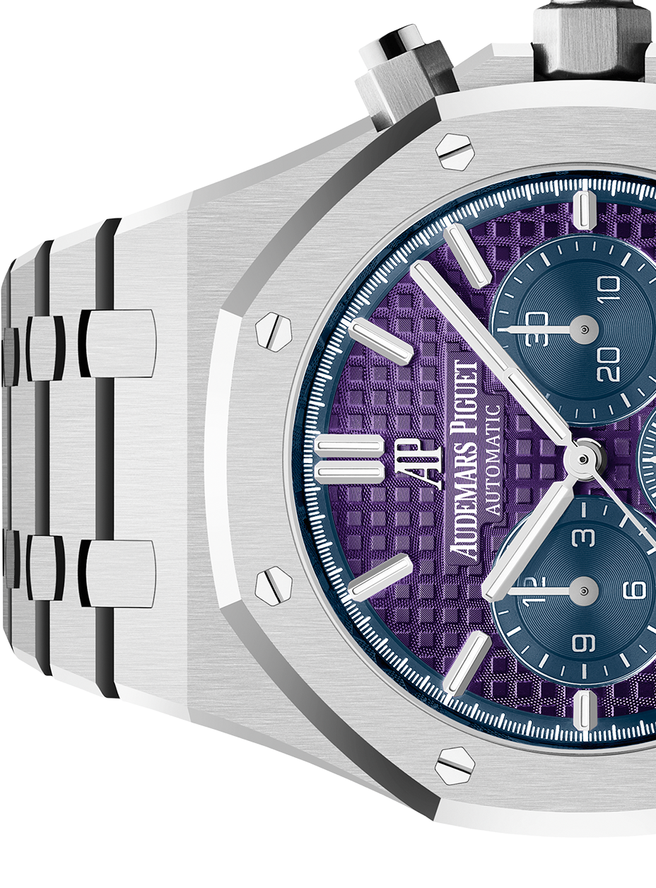 AUDEMARS PIGUET Plum purple dial CHRONOGRAPH 41mm