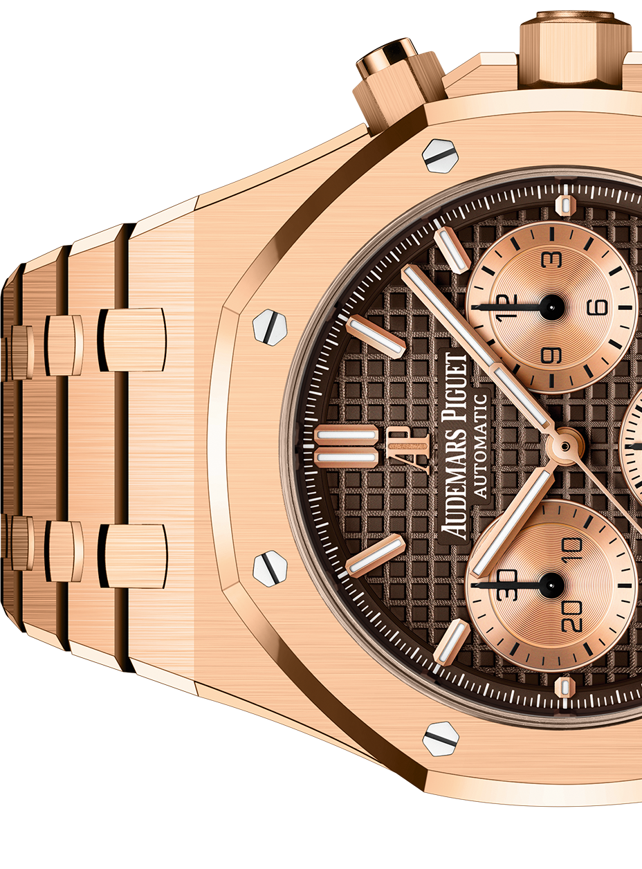 AUDEMARS PIGUET Pink Gold Brown Dial CHRONOGRAPH 41mm