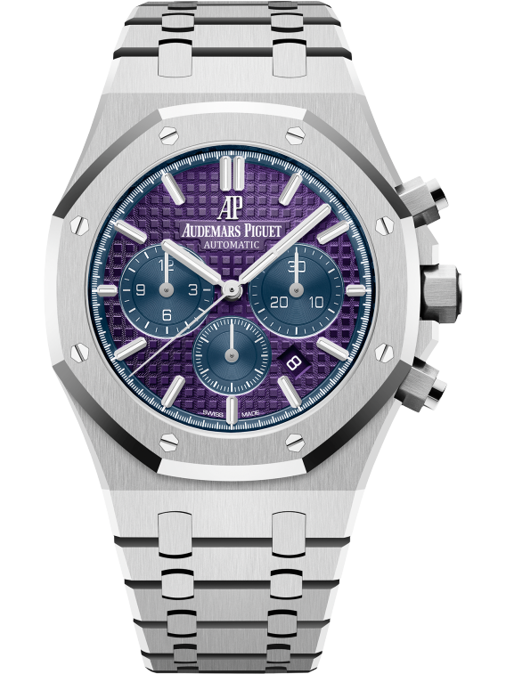 AUDEMARS PIGUET Plum purple dial CHRONOGRAPH 41mm