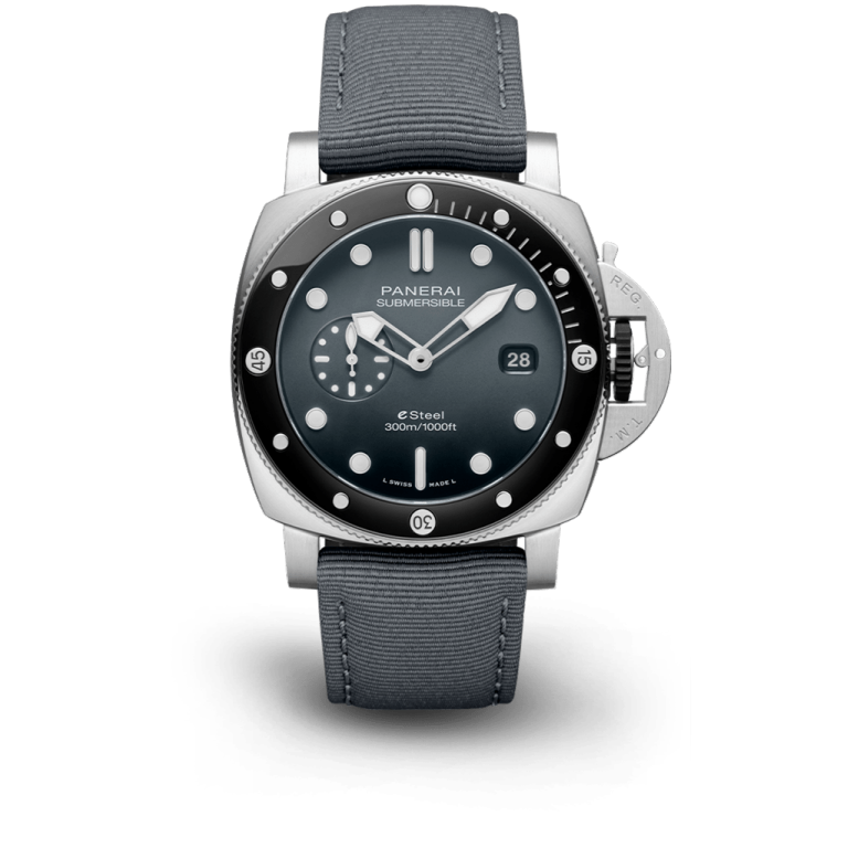 Submersible Gray QuarantaQuattro ESteel&trade; Grigio Roccia 44mm