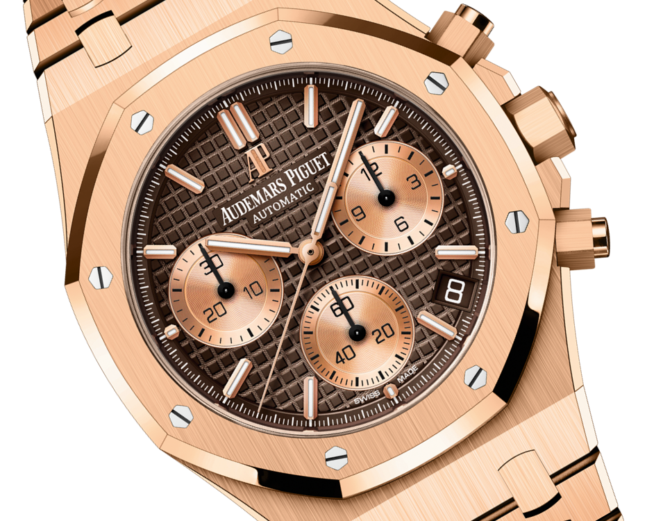 AUDEMARS PIGUET Pink Gold Brown Dial CHRONOGRAPH 41mm