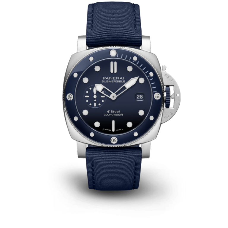 Submersible Blue QuarantaQuattro ESteel&trade; Blu Profondo 44mm